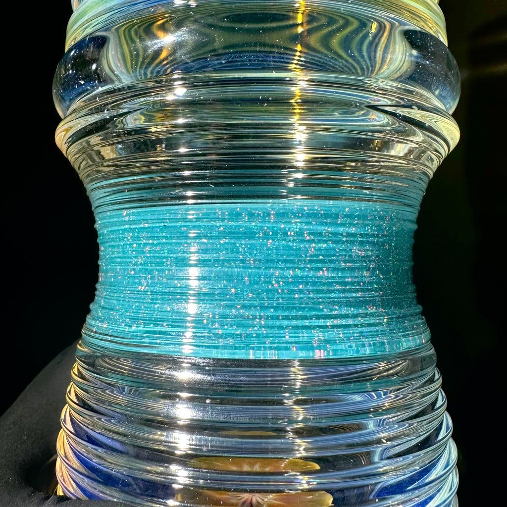 Drinking Vessels: Juju x STR8 Glass - Amber Purple Dotstack Pint Glass