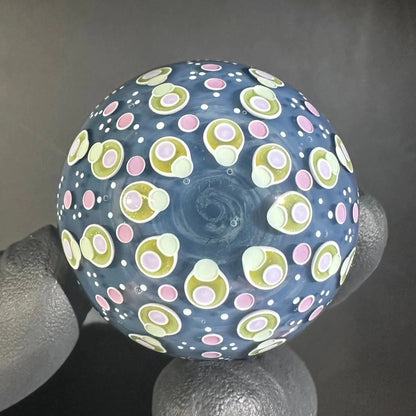 Jays Mibs - Blue Mushroom 39MM Marble