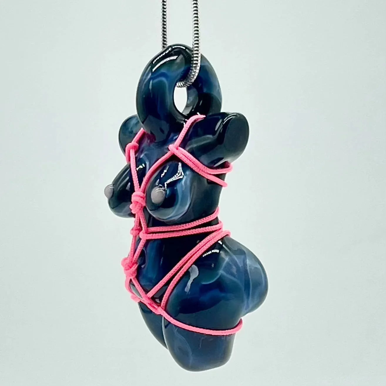 Glass By Ariel - Fade To Black Torso Pendant