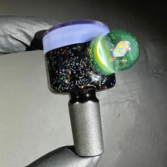 Amarica - 14mm Lilac Crush Opal 4 Hole Slide