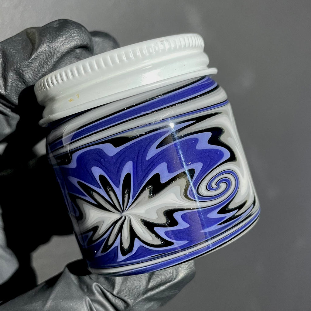 Alex S x Jon Rickert - Blue & White Linework Baller Jar