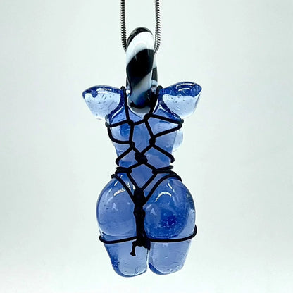 Glass By Ariel - Ether, Galaxy, & Lotus White Torso Pendant