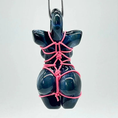 Glass By Ariel - Fade To Black Torso Pendant