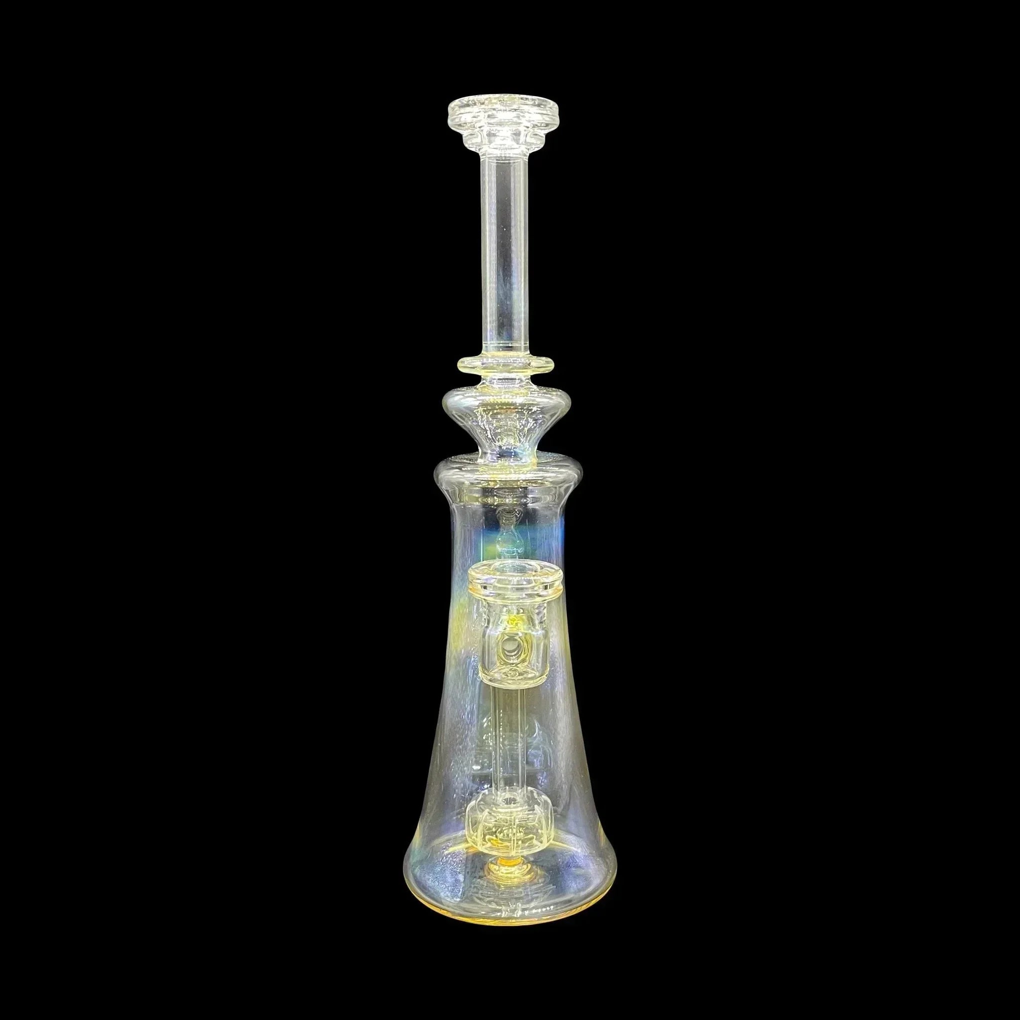 Slate Glass - 14mm Tall Silver Fume Jammer