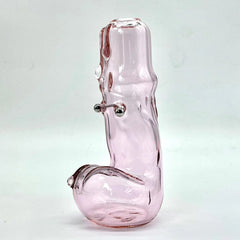 Glass By Ariel - Pink Sapphire & Ghost Dick Vase