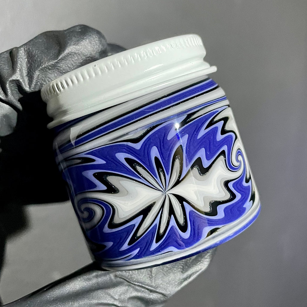 Alex S x Jon Rickert - Blue & White Linework Baller Jar
