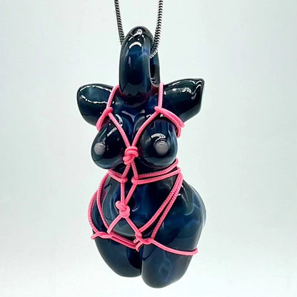 Glass By Ariel - Fade To Black Torso Pendant