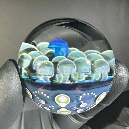 Jays Mibs - Blue Mushroom 39MM Marble