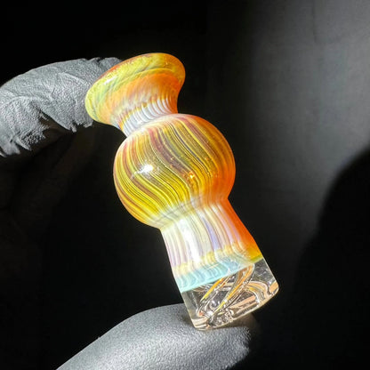 KJ Custom - Amber Purple Spinner Bubble Cap