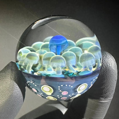 Jays Mibs - Blue Mushroom 39MM Marble