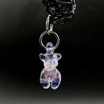 Glass By Ariel - Moonstone, Pink Sapphire, & Ether Micro Pendant Choker