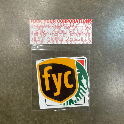 FUCK YOUR CREW - Sticker Pack
