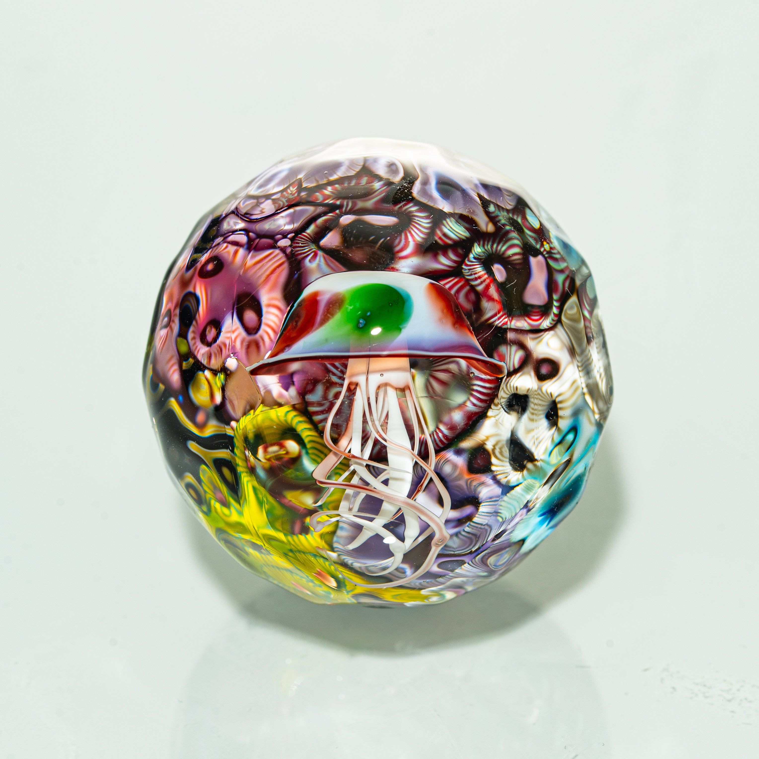 Josh Mazet - Red & Green Jelly Pool 45MM Marble