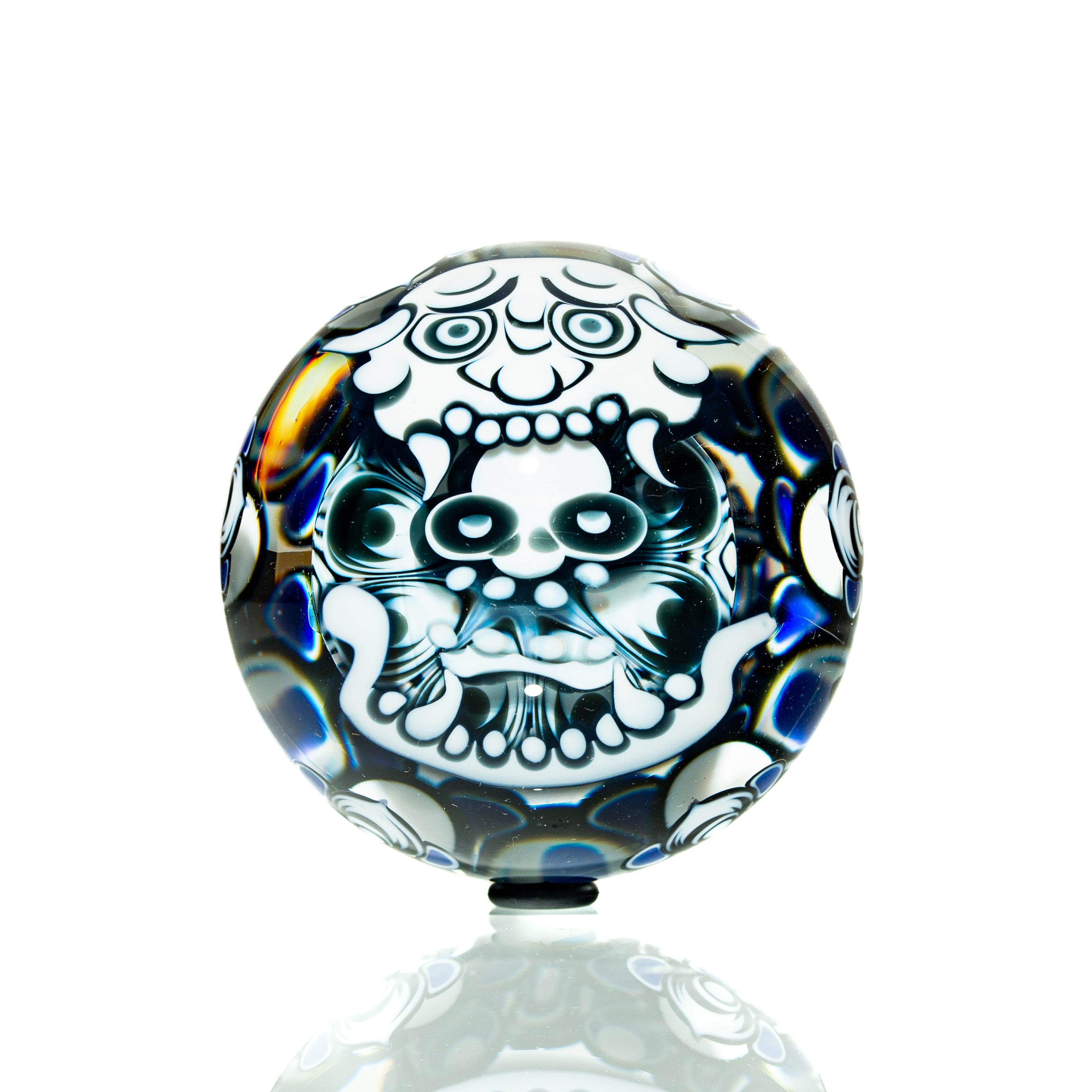 Lil Bear - 49MM Blue Demon Marble #3