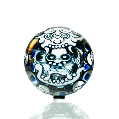 Lil Bear - 49MM Blue Demon Marble #3