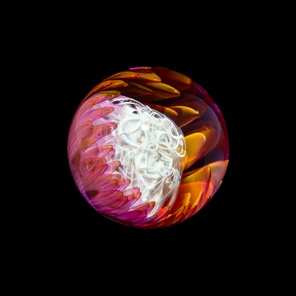 Ponder The Orb: Matt 2000 - Gold Implosion Squiggle Marble