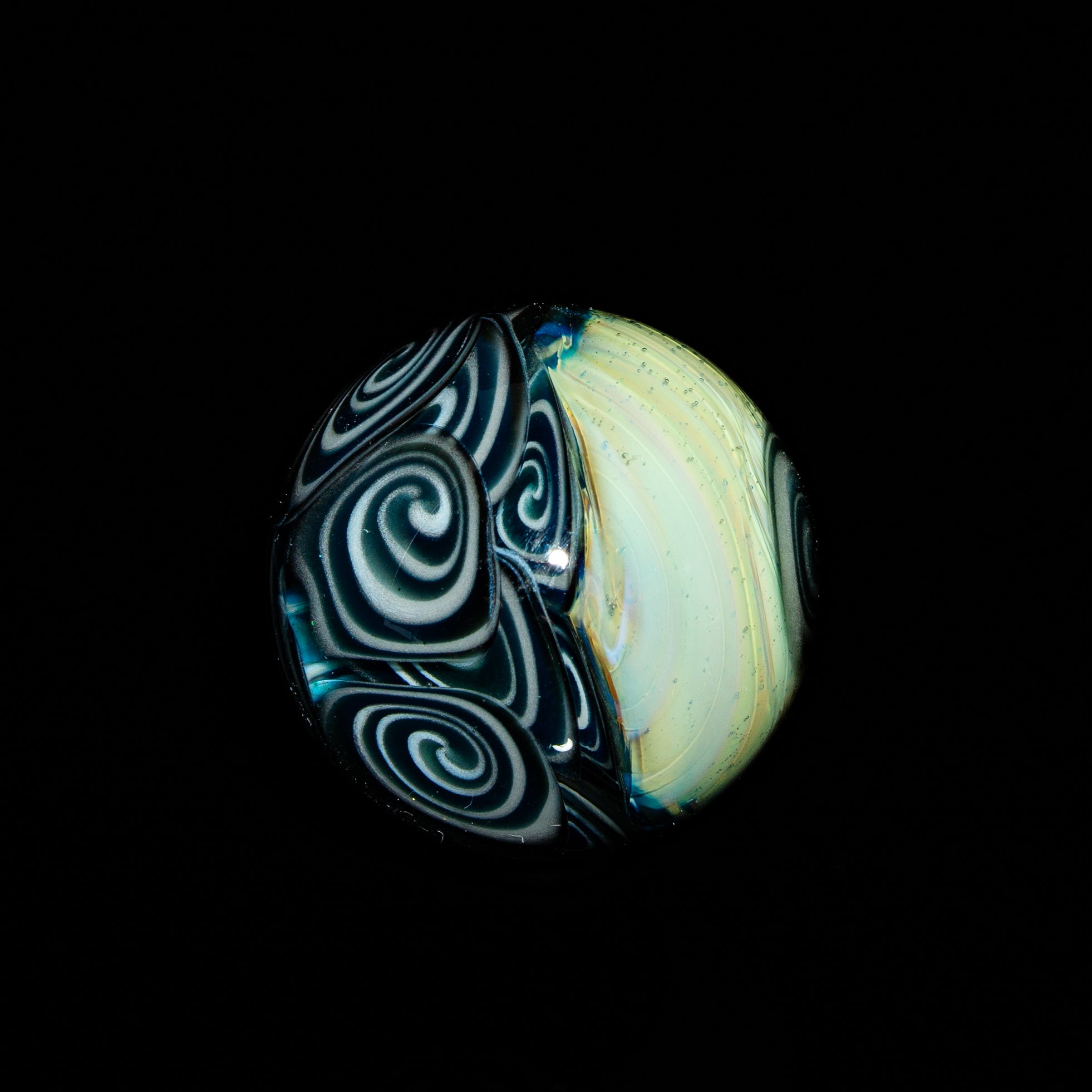 Matweeko Glass - Euro Galaxy Spiral 30MM Marble