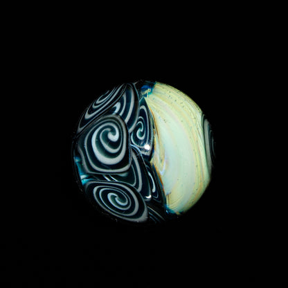 Matweeko Glass - Euro Galaxy Spiral 30MM Marble