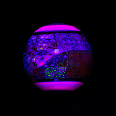 Ponder The Orb: Middleton Glassworks - Purple U.V. Chipstack Marble