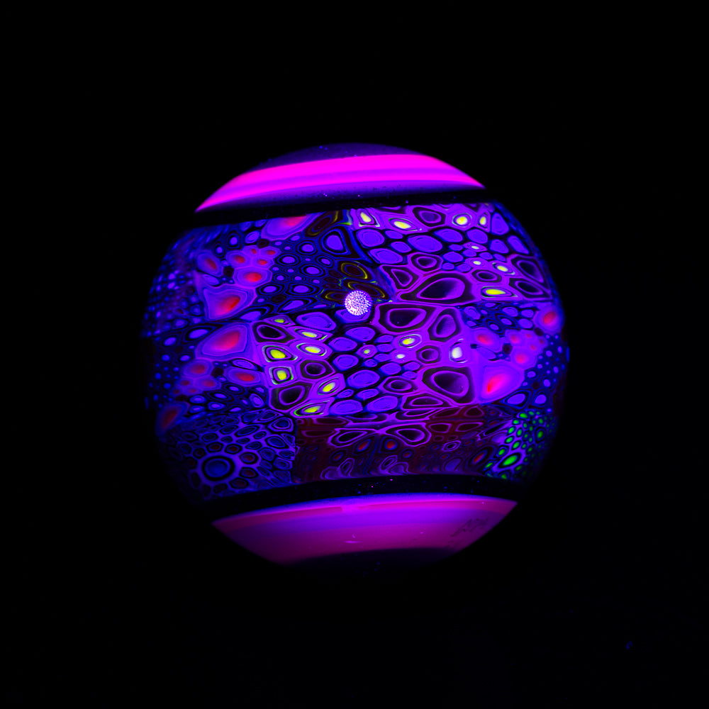 Ponder The Orb: Middleton Glassworks - Purple U.V. Chipstack Marble