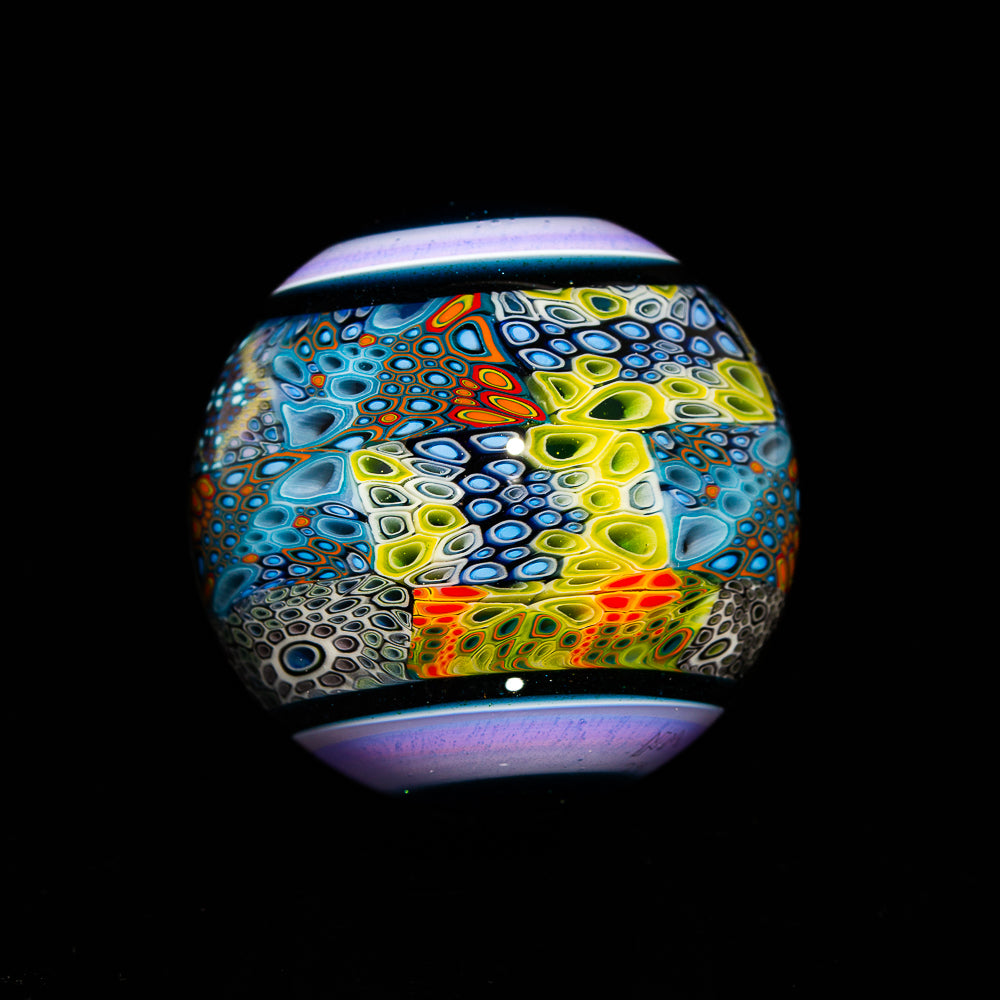 Ponder The Orb: Middleton Glassworks - Purple U.V. Chipstack Marble