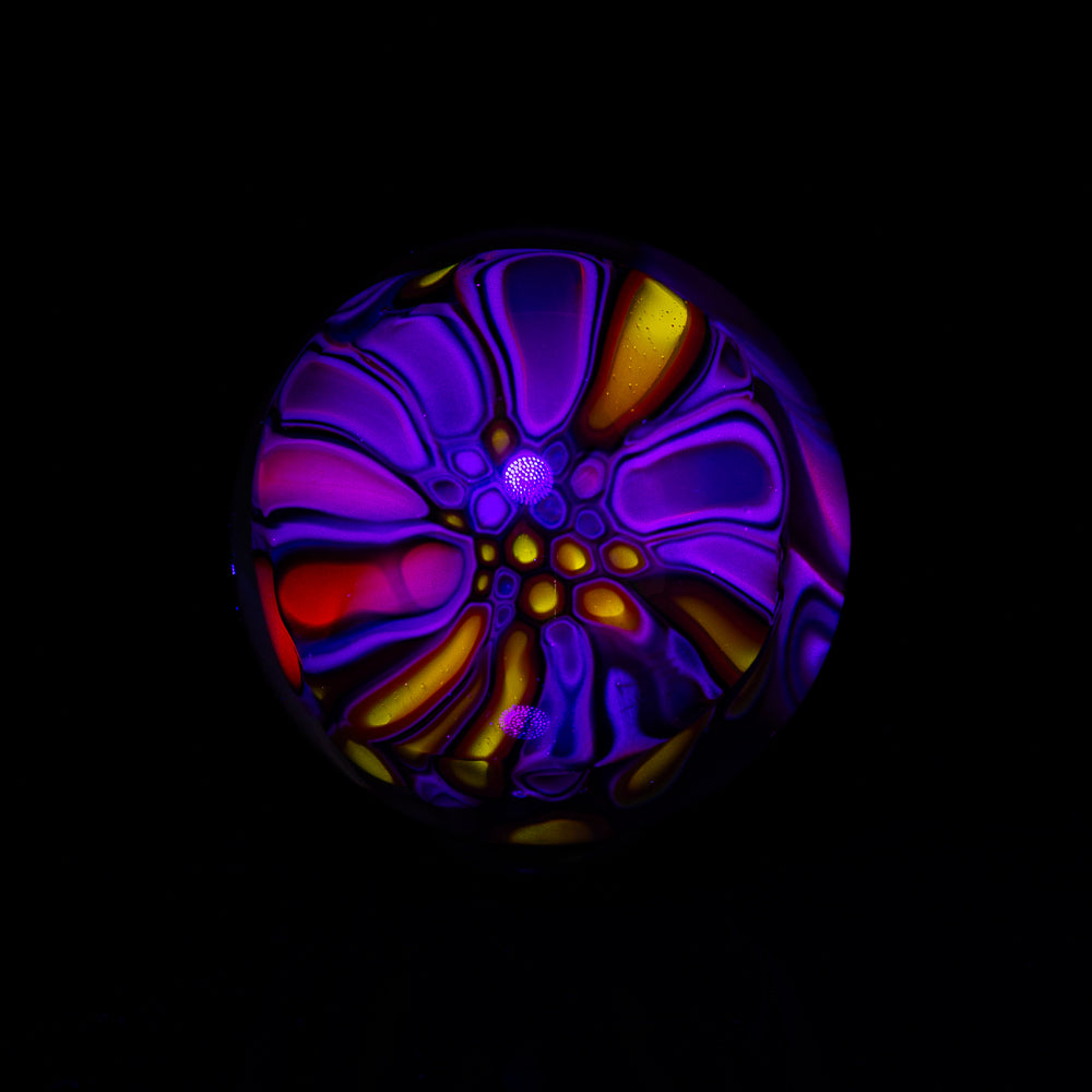 Ponder The Orb: Middleton Glassworks - Purple & Red Marble