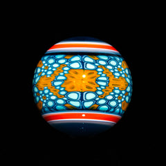 Ponder The Orb: Middleton Glassworks - Red U.V. Chipstack Marble