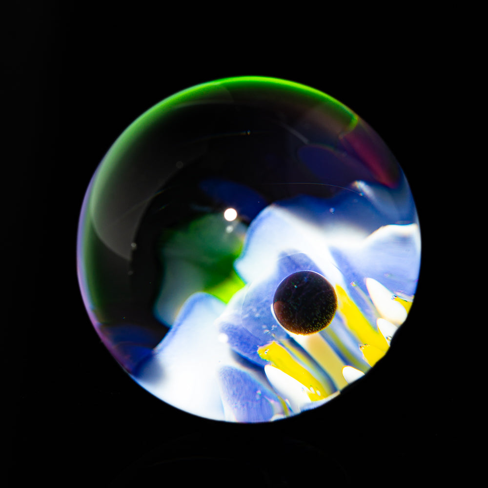 Ponder The Orb: Moyse Glass - Lensed Opal Columbine Flower