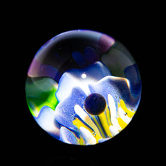 Ponder The Orb: Moyse Glass - Lensed Opal Columbine Flower