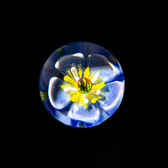 Ponder The Orb: Moyse Glass - Lensed Opal Columbine Flower