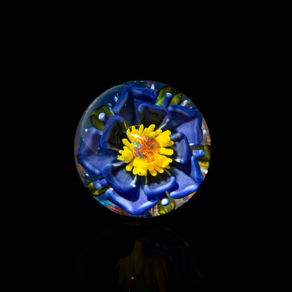 Ponder The Orb: Moyse Glass - Murrini Columbine Opal Flower