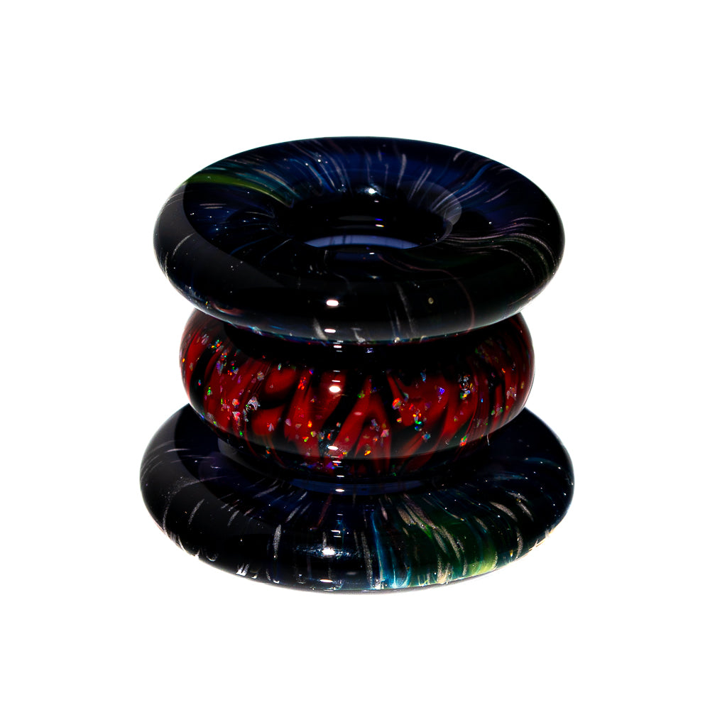 Ponder The Orb: Justin Carter x Nathan Miers - Red Ten Strip Galaxy Marble Stand