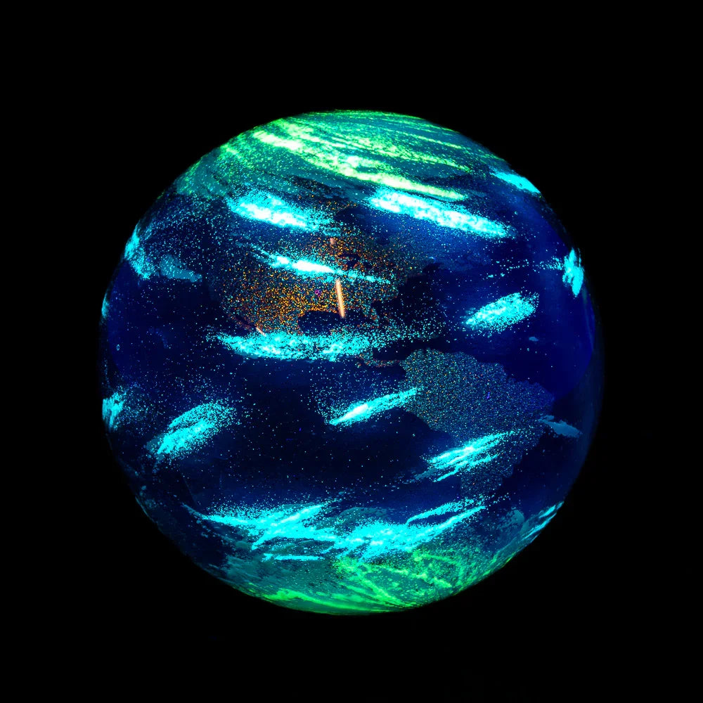 Geoffrey Beetem - 4" Blue Glow Earth