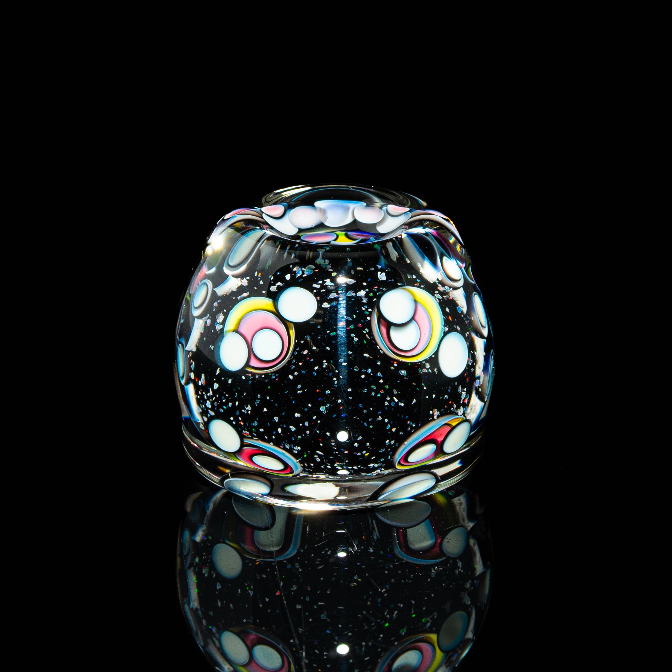Paul Katherman - Pastel Opal Eater 66MM Marble & Matching Stand