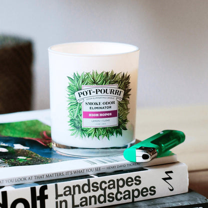 Pot~Pourri - High Hopes Smoke Odor Refreshing Candle