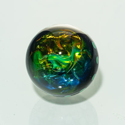 Sarah Marblesbee - Galaxy Belly Band Twisted Rainbow Implosion 40MM Marble
