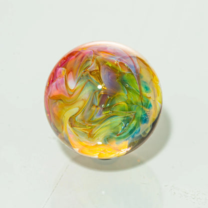 Sarah Marblesbee - Pastel Twisted Rainbow 33MM Marble