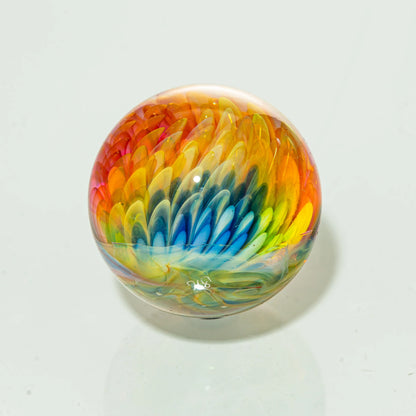 Sarah Marblesbee - Pastel Twisted Rainbow 33MM Marble
