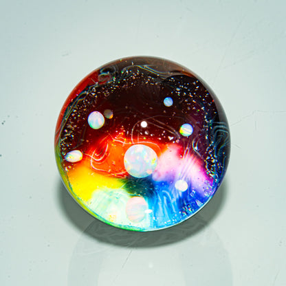 Scott Moan - Rainbow Opals Scribble 57MM Marble
