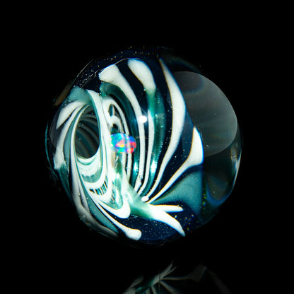 Sqwishy Glass - Splitex Double Helix Vortex 46MM Marble