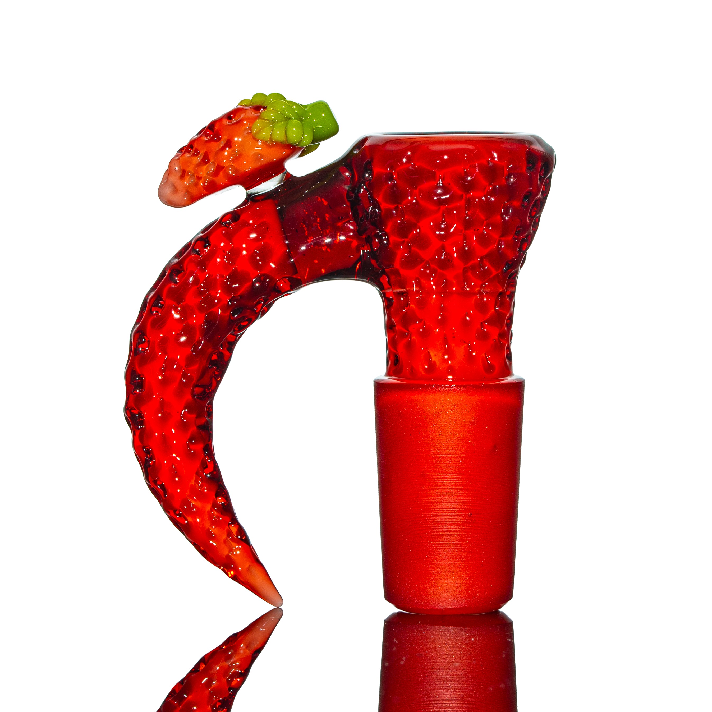Simple Lemon Farmer x Strawberry Glass - Fully Worked 18mm Slide