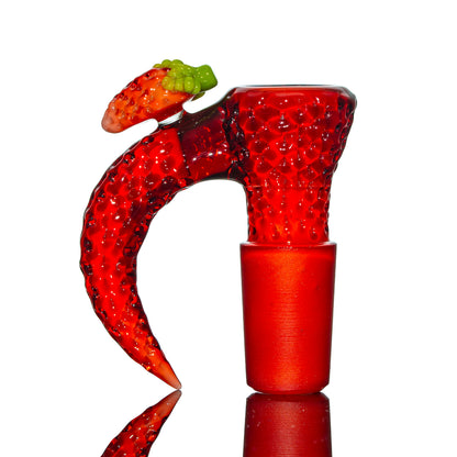 Simple Lemon Farmer x Strawberry Glass - Fully Worked 18mm Slide