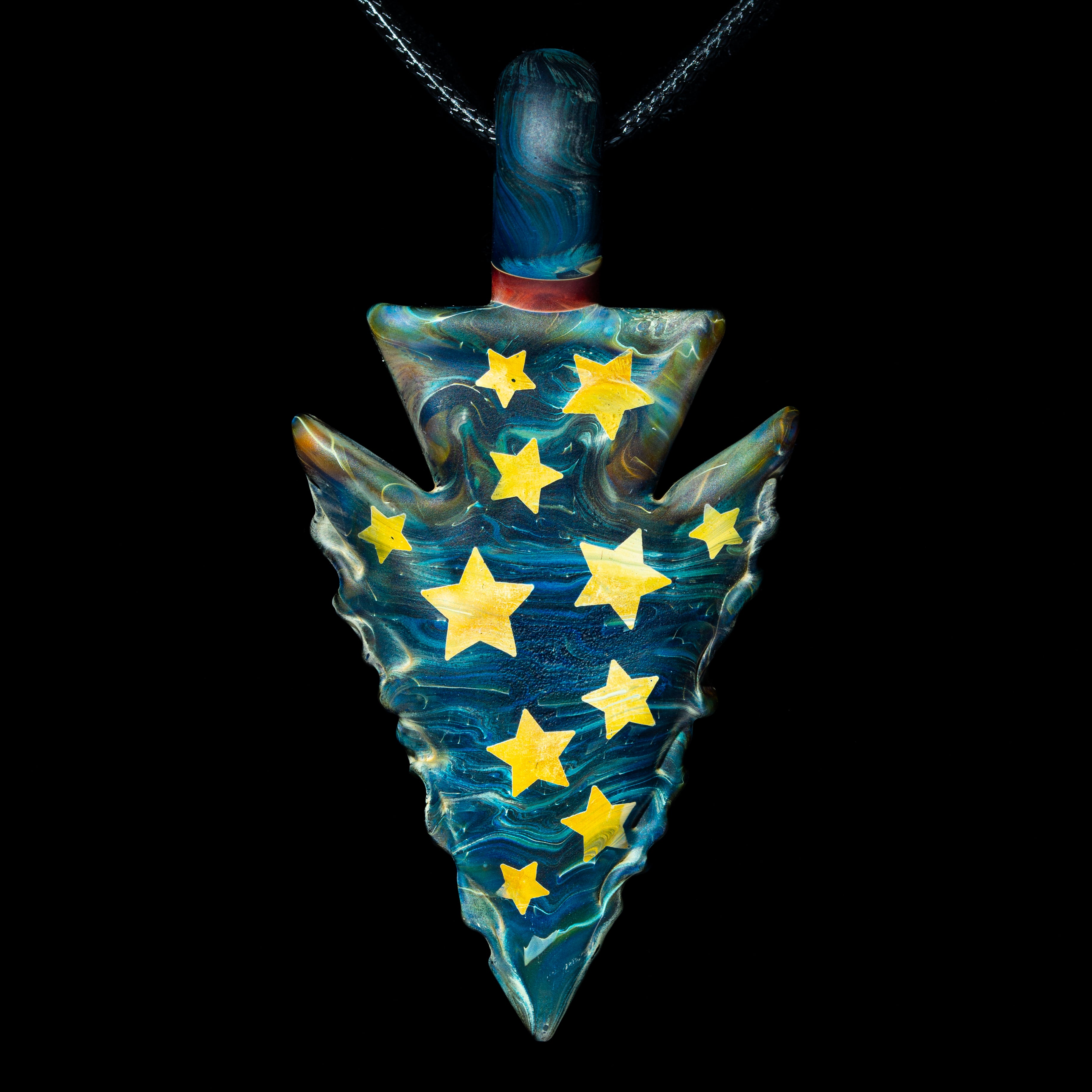 Elks That Run x Torchress - Starry Arrowhead Pendant