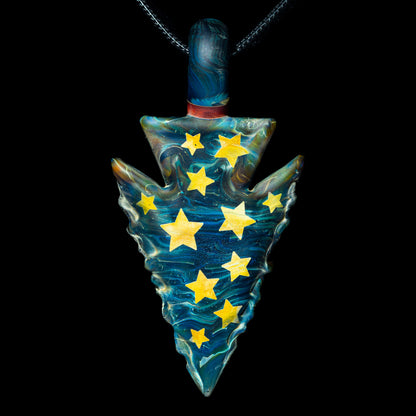 Elks That Run x Torchress - Starry Arrowhead Pendant