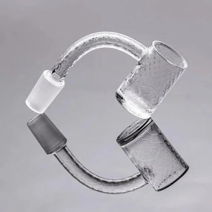 QCB - 24MM Tessellated Beveled Flat Top Quartz Banger