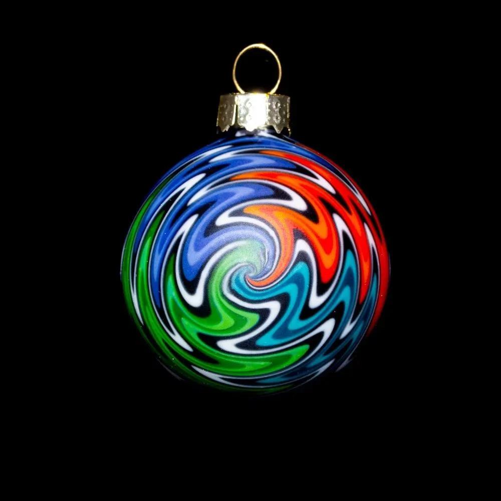 2021 Ornament Drop: Fancy Yancy - Sandblasted Wigwag Ornament 2