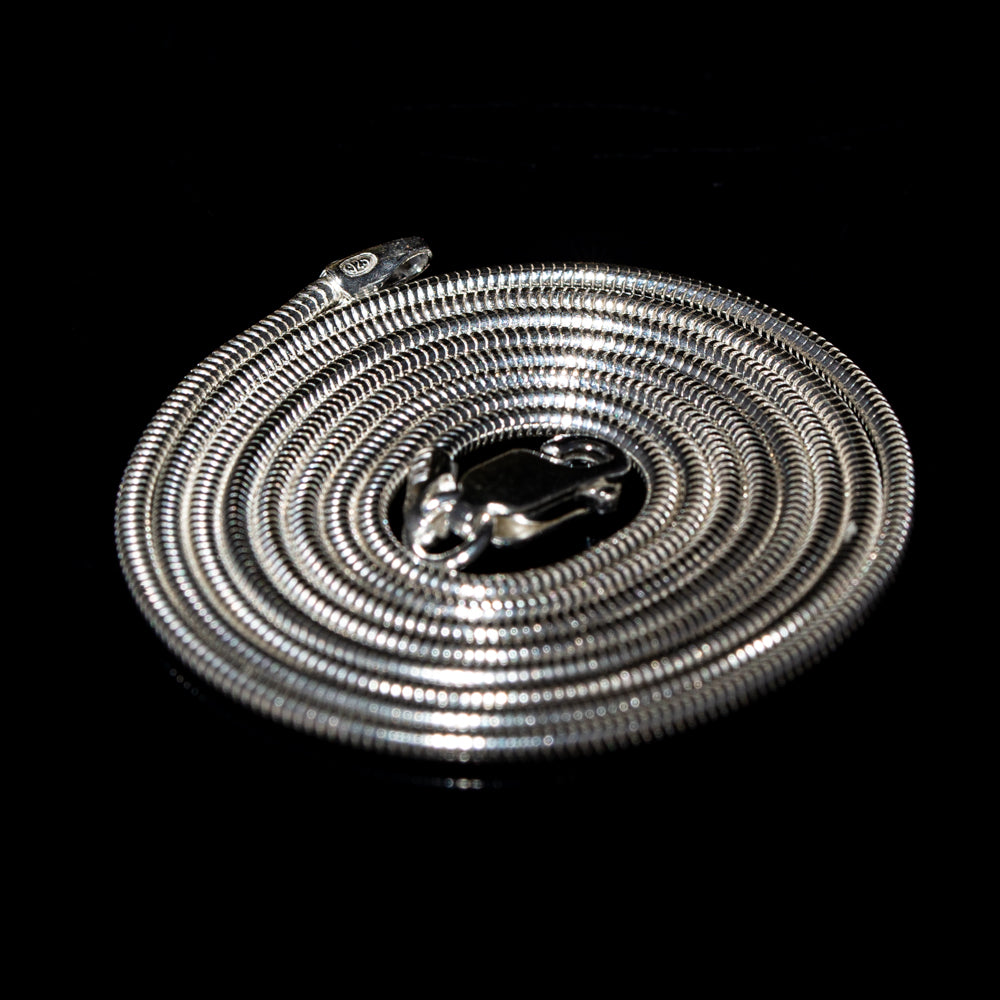 Cadena de serpiente - Plata de ley 24" 1,4 mm
