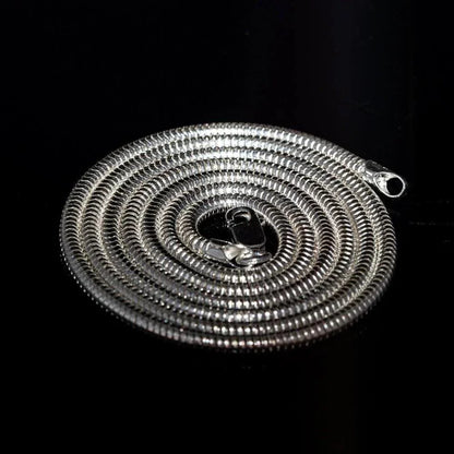 Snake Chain - Sterling Silver 24" 2.5mm