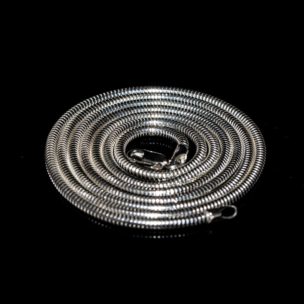 Cadena de serpiente - Plata de ley 30" 2,5 mm