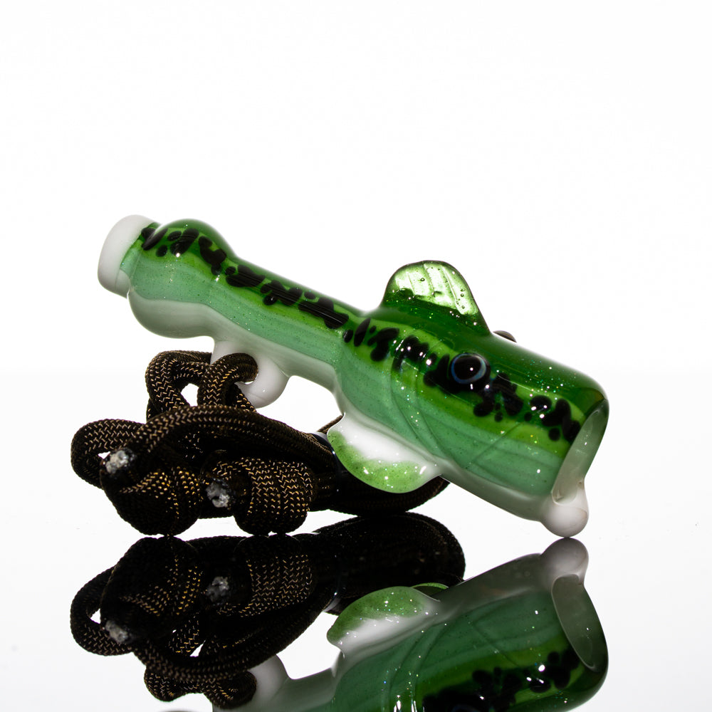 603 Glass - Large Mouth Bass Fish Whistle